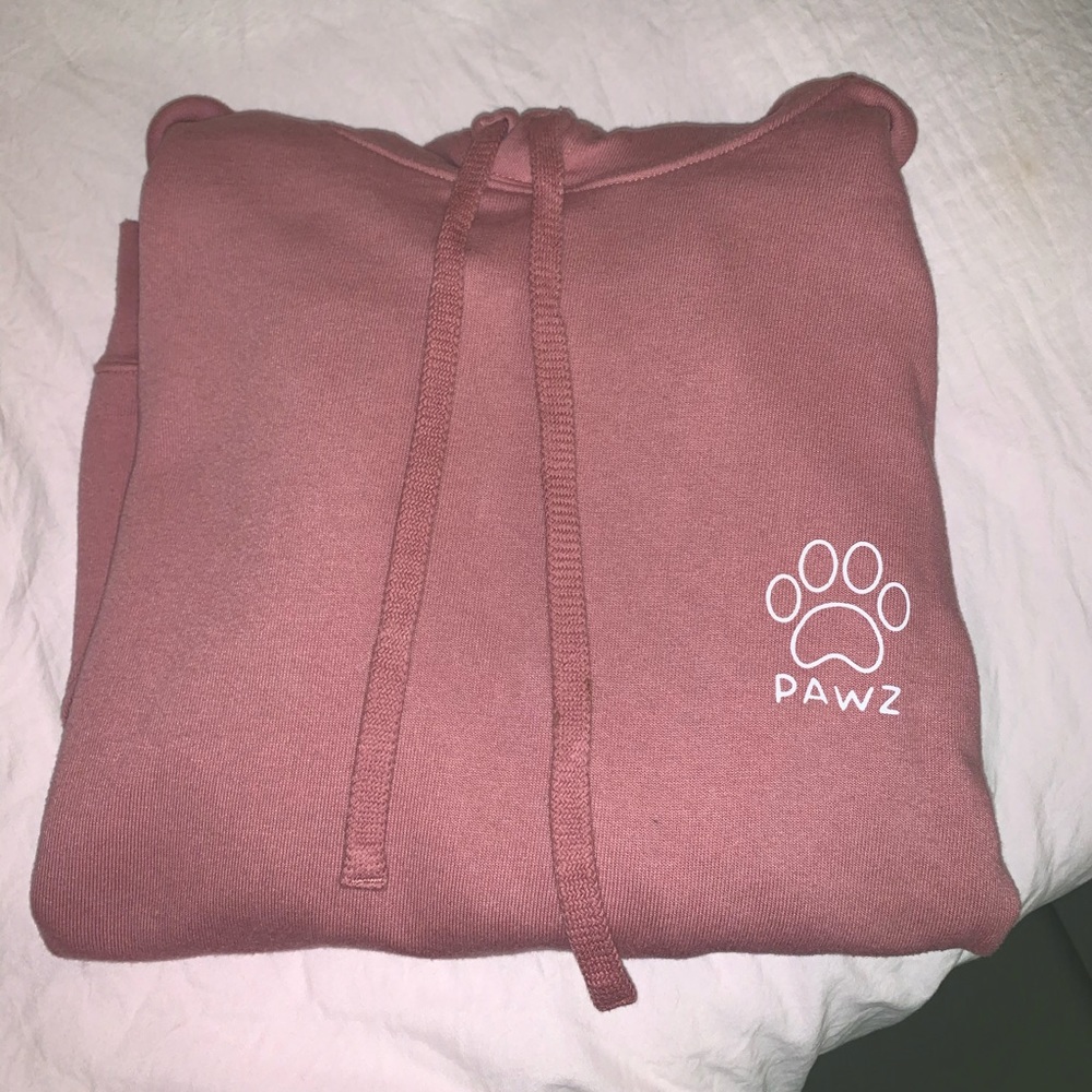 PAWZ Pink Hoodie/Sweatshirt